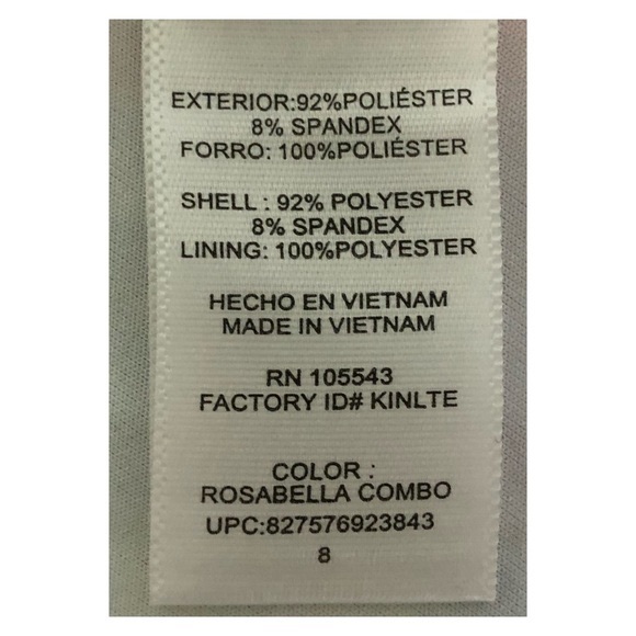 Milly Rosabella Floral Scuba Knit Fit-Flare Dress - Picture 9 of 9